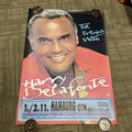 #31 AN EVENING WITH  HARRY BELAFONTE UK 1990s Record Store Promo Poster 23x33”0