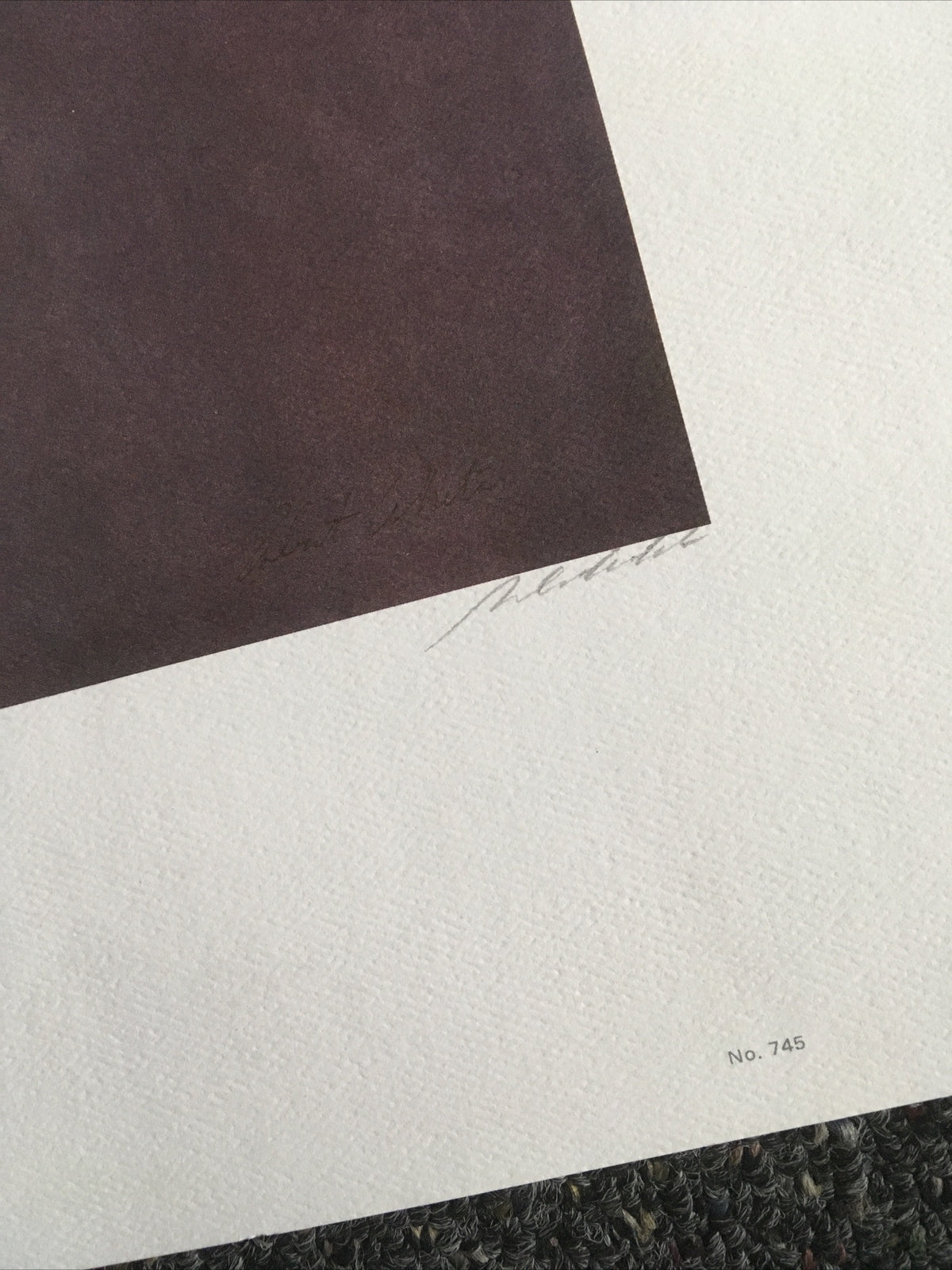 1984 Art Image “Mesa” By Robert White Signed And Numbered 39/15004