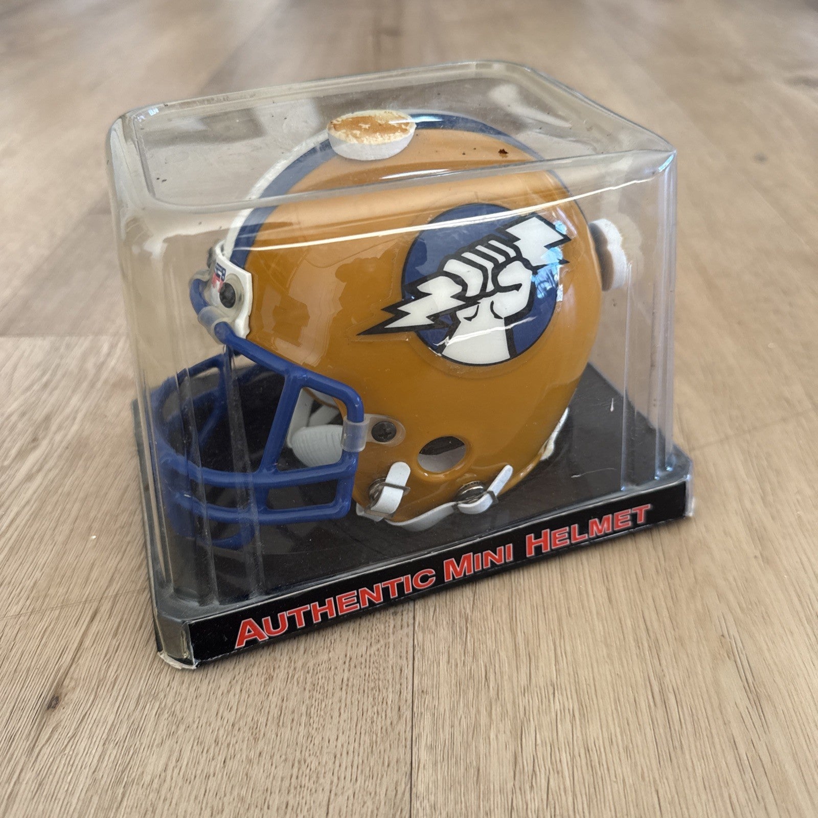 1983-85 USFL UNSIGNED MINI HELMET OAKLAND INVADERS0