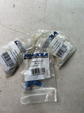 3x Fragola 483406 -6AN Flare Bulkhead Tee Fittings Blue NEW in Bag0