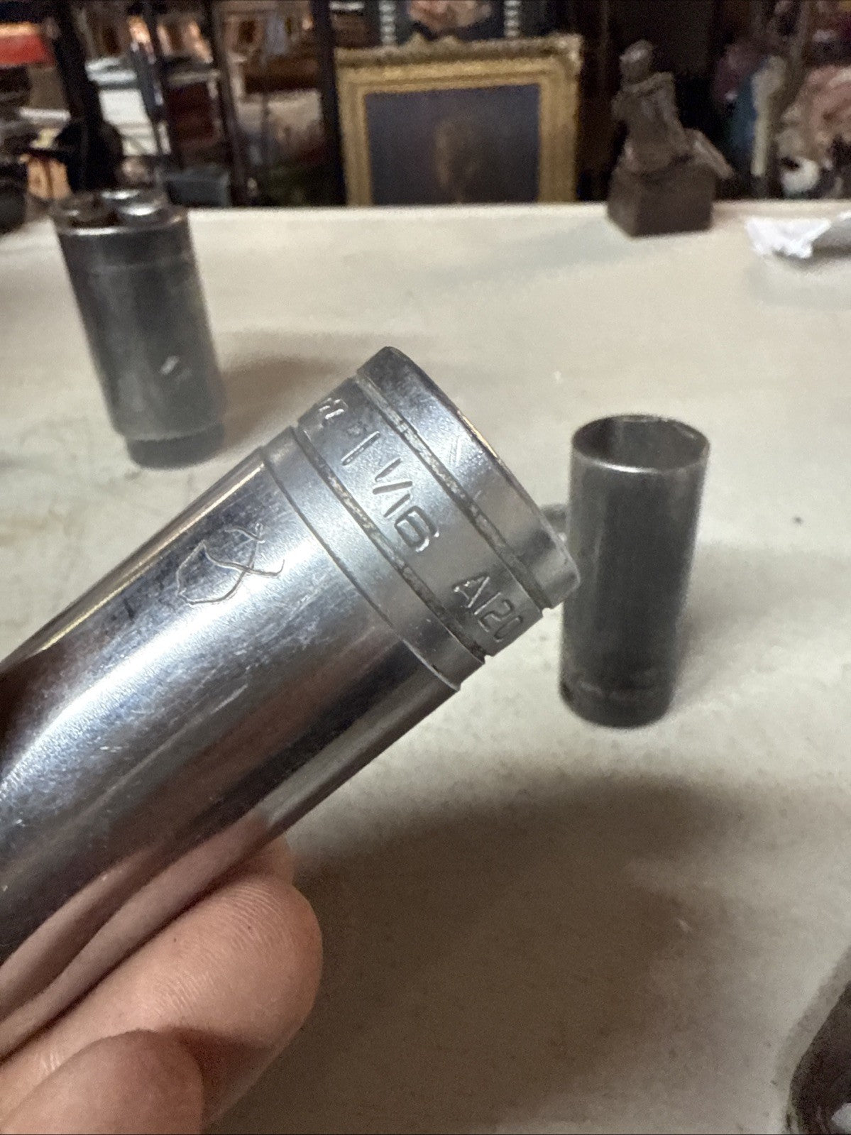 Snap On Tools Lot Of 5 Pieces Wrench Socket5