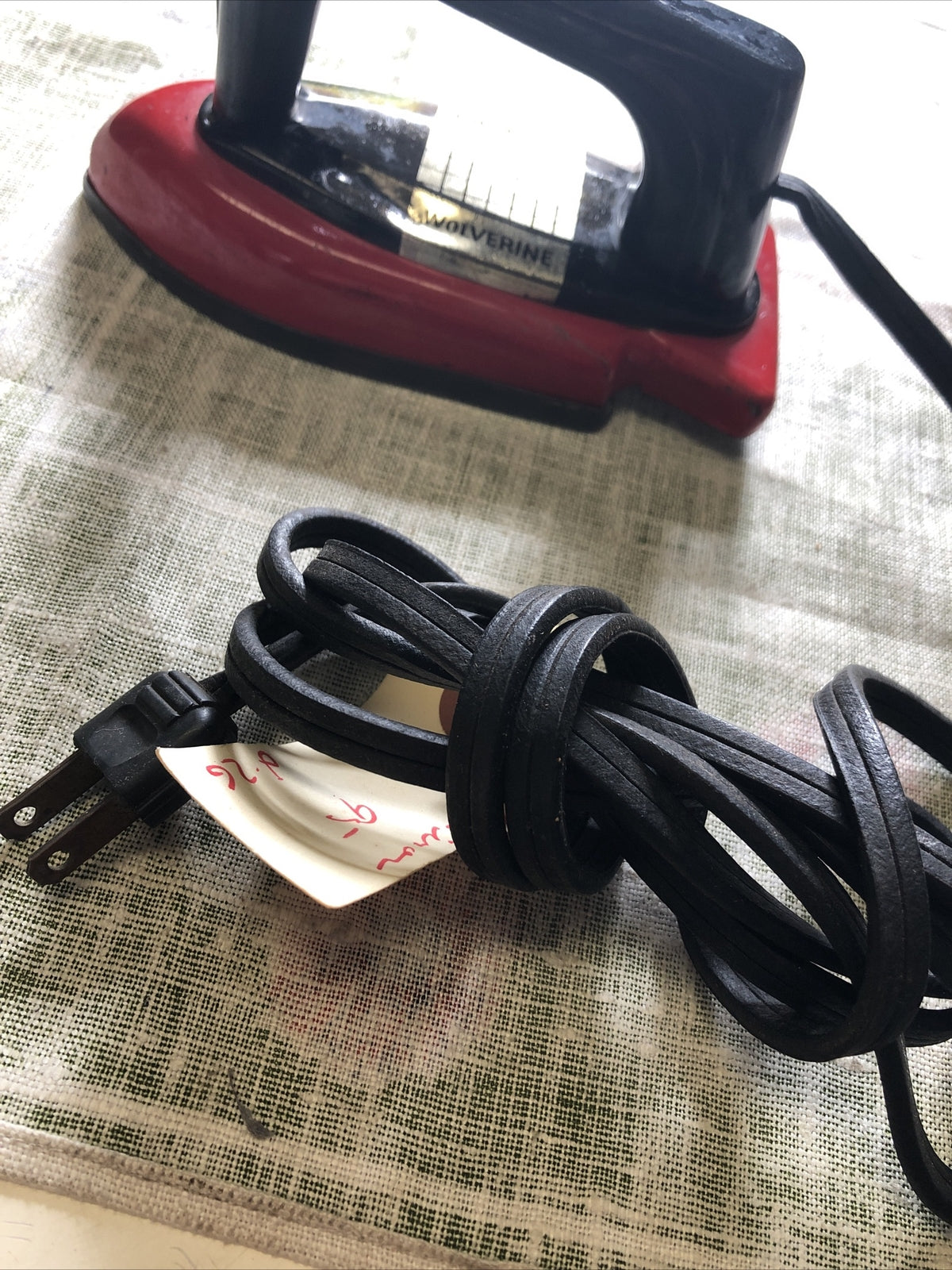 Vintage Wolverine Child's Toy Iron Electric 1960s2