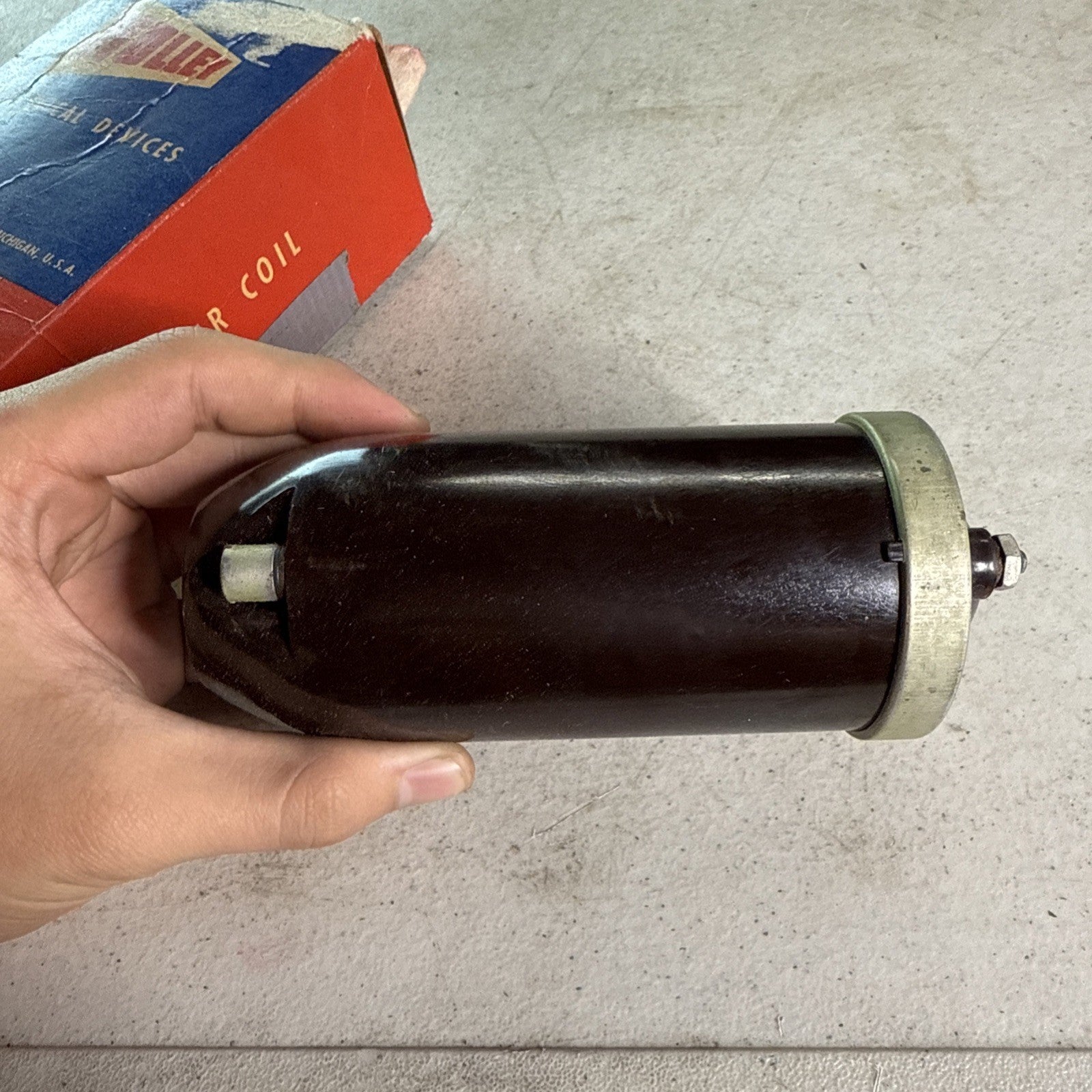 Holley  6 volts MASTER Vintage IGNITION COIL Sprint Car Gasser HOT RAT ROD  NOS5