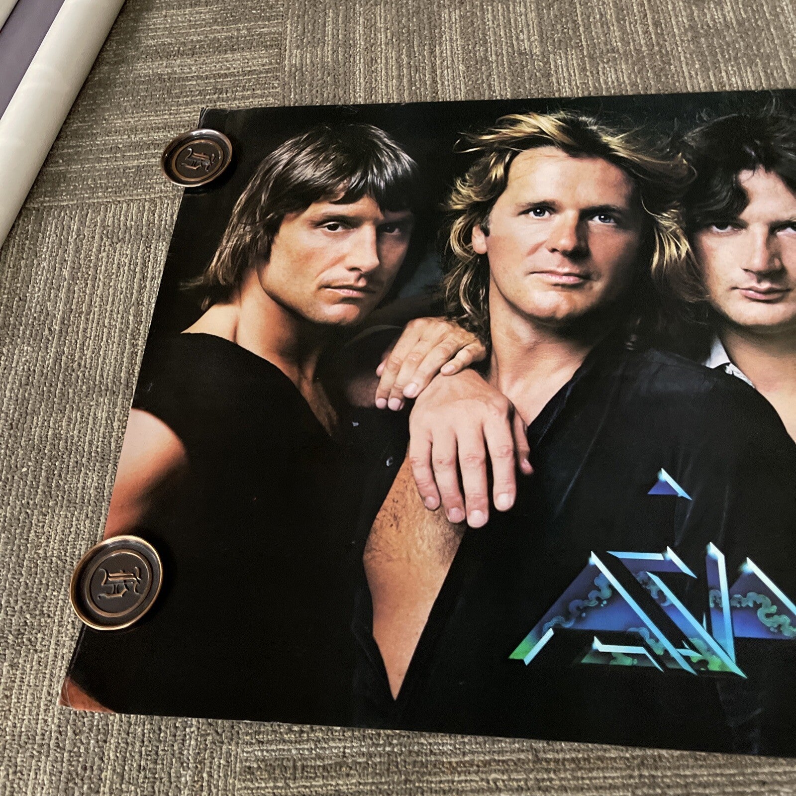 #160 ASIA DEBUT ALBUM Record Store Promo Poster 25x38 19828
