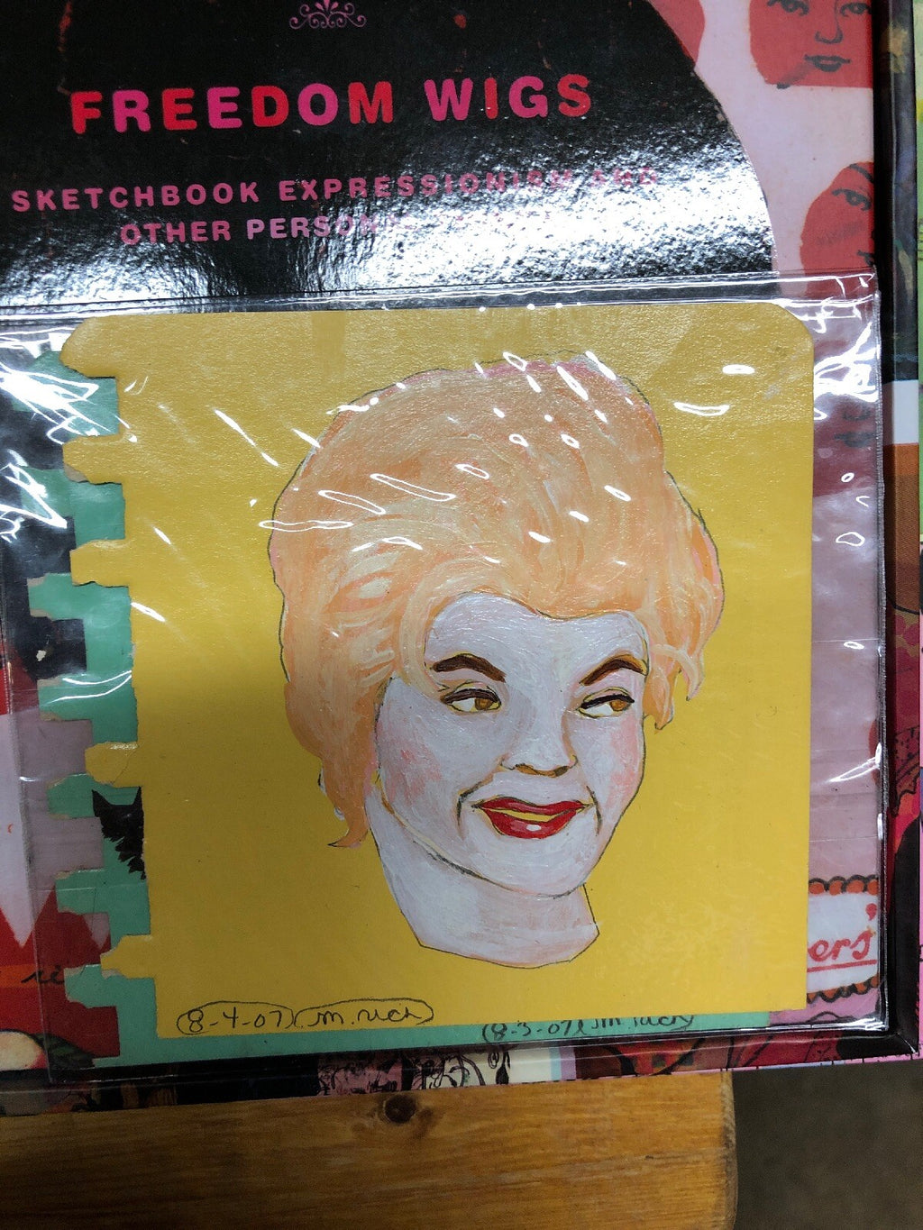 Freedom Wigs Sketchbook Expressonism And Orher Personal Things By Martha Rich6