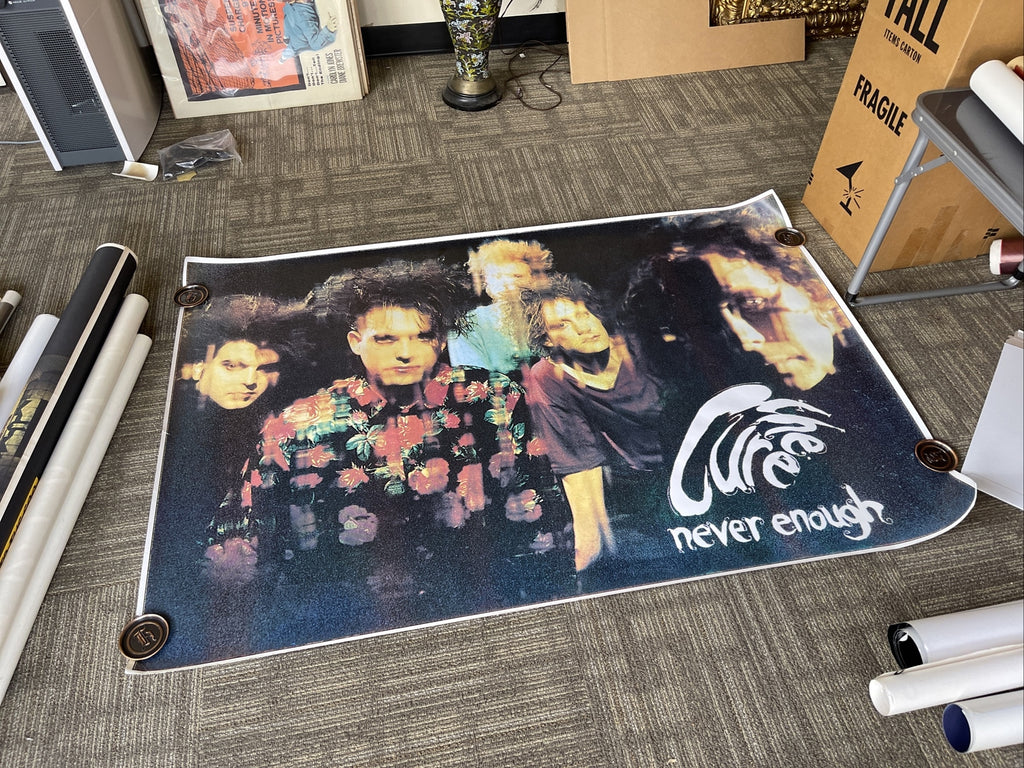 #78 The Cure - Subway Record Promo Poster - Never Enough (1990) 41x61”0