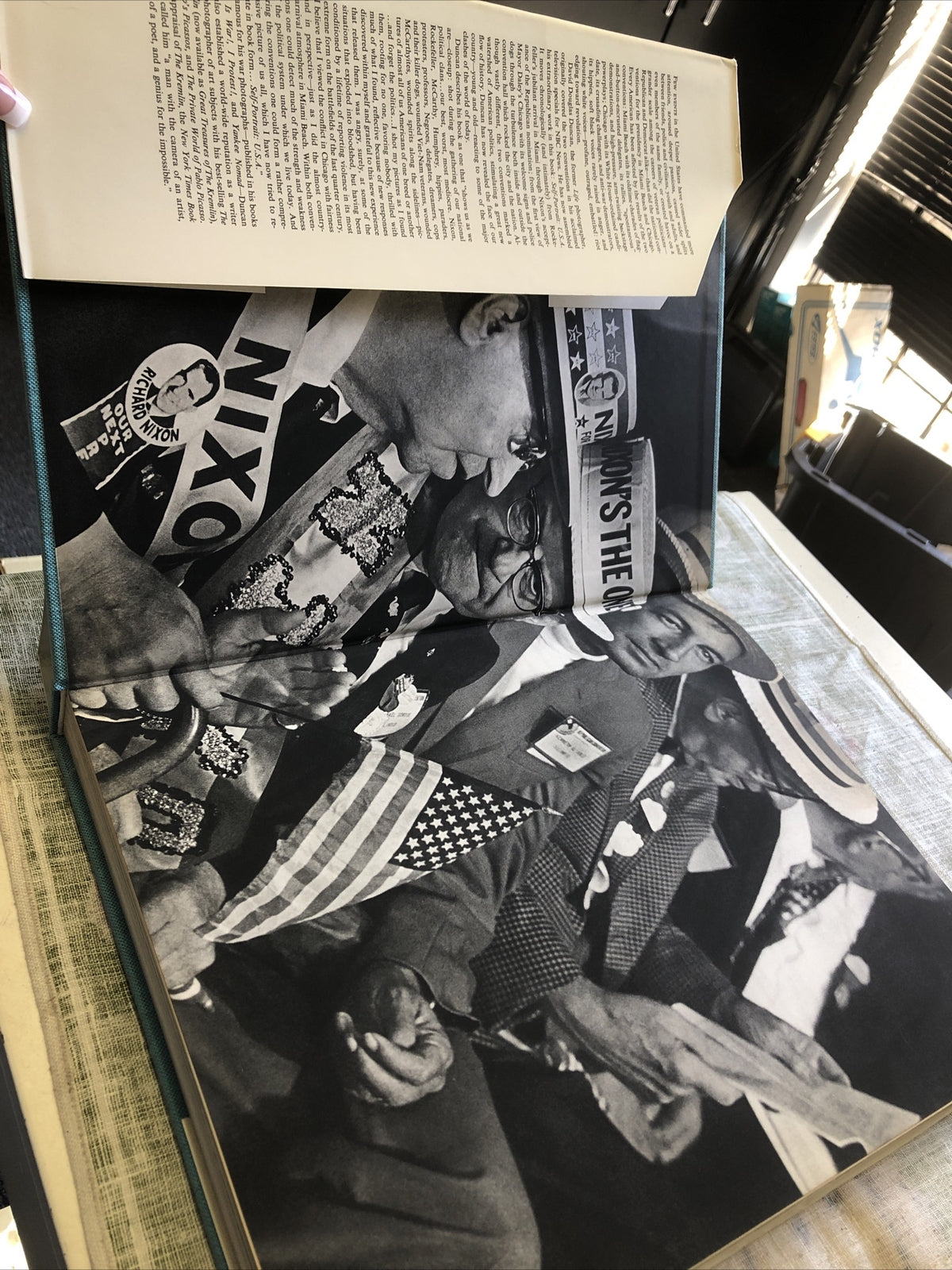 Self-Portrait U.S.A. by David Douglas Duncan 1969 LG Photo Book Political Conv.2