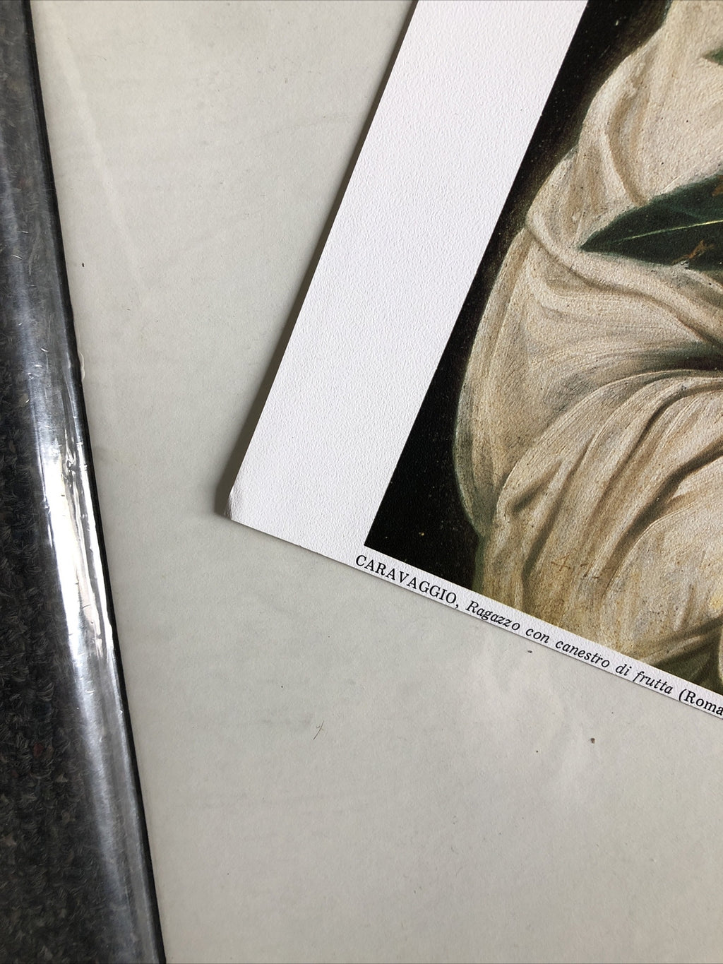 Caravaggio Ragazzo Con Canestro Di Frutta 14.5”x13.5”1