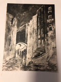 ALBERTO CONTI;VINTAGE Near Frat I Bridge Italy, Alberto Conti. Venice ITALY Phot0