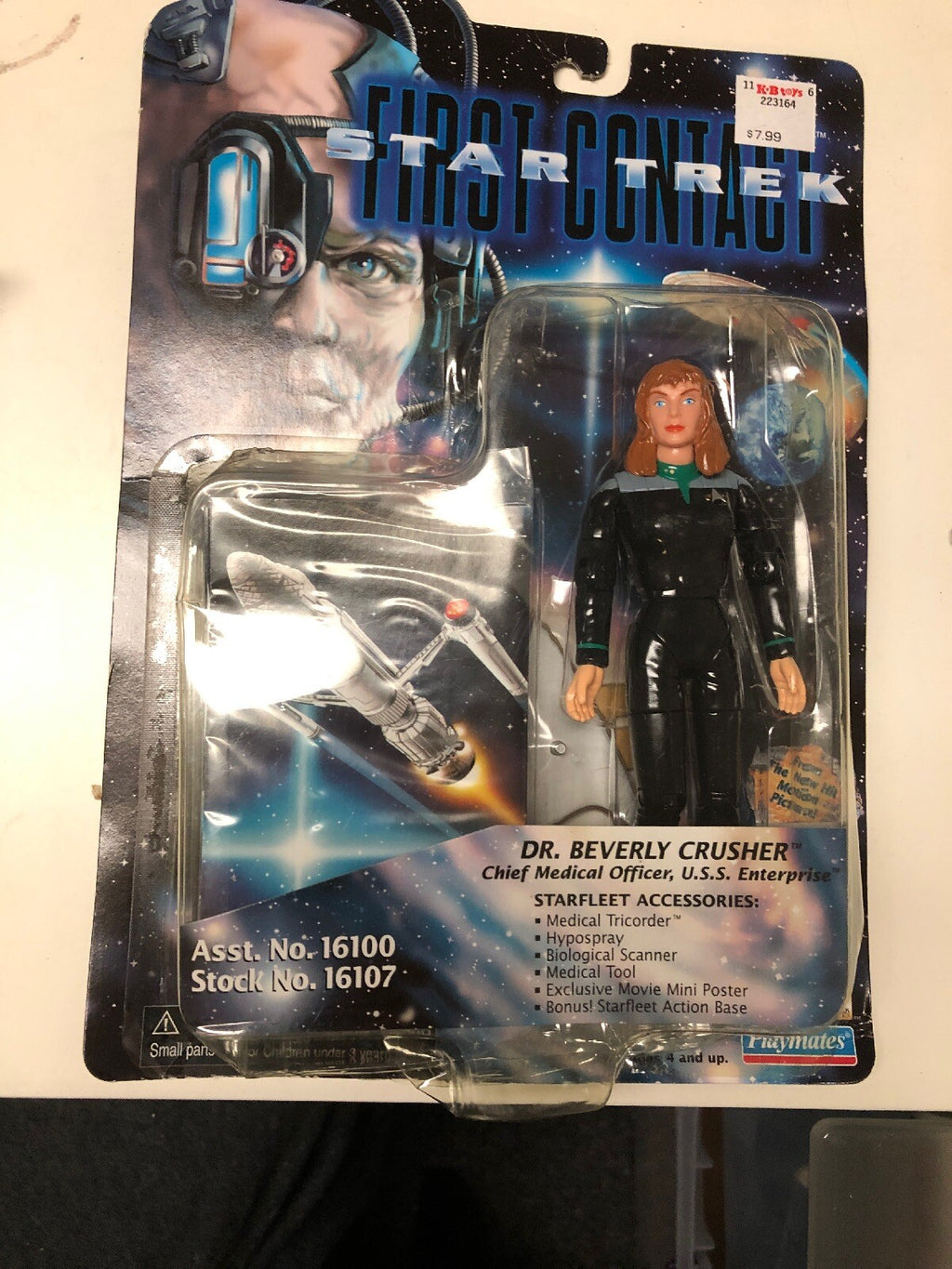 STAR TREK First Contact DR. BEVERLY CRUSHER 16107 1996 NIP0