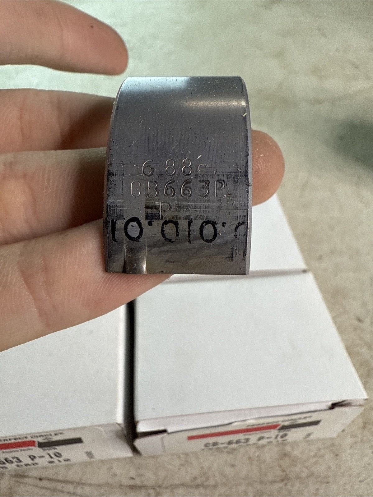 NOS 8 Pairs Perfect Circle CB-663 P-10 Engine Connecting Rod Bearings8
