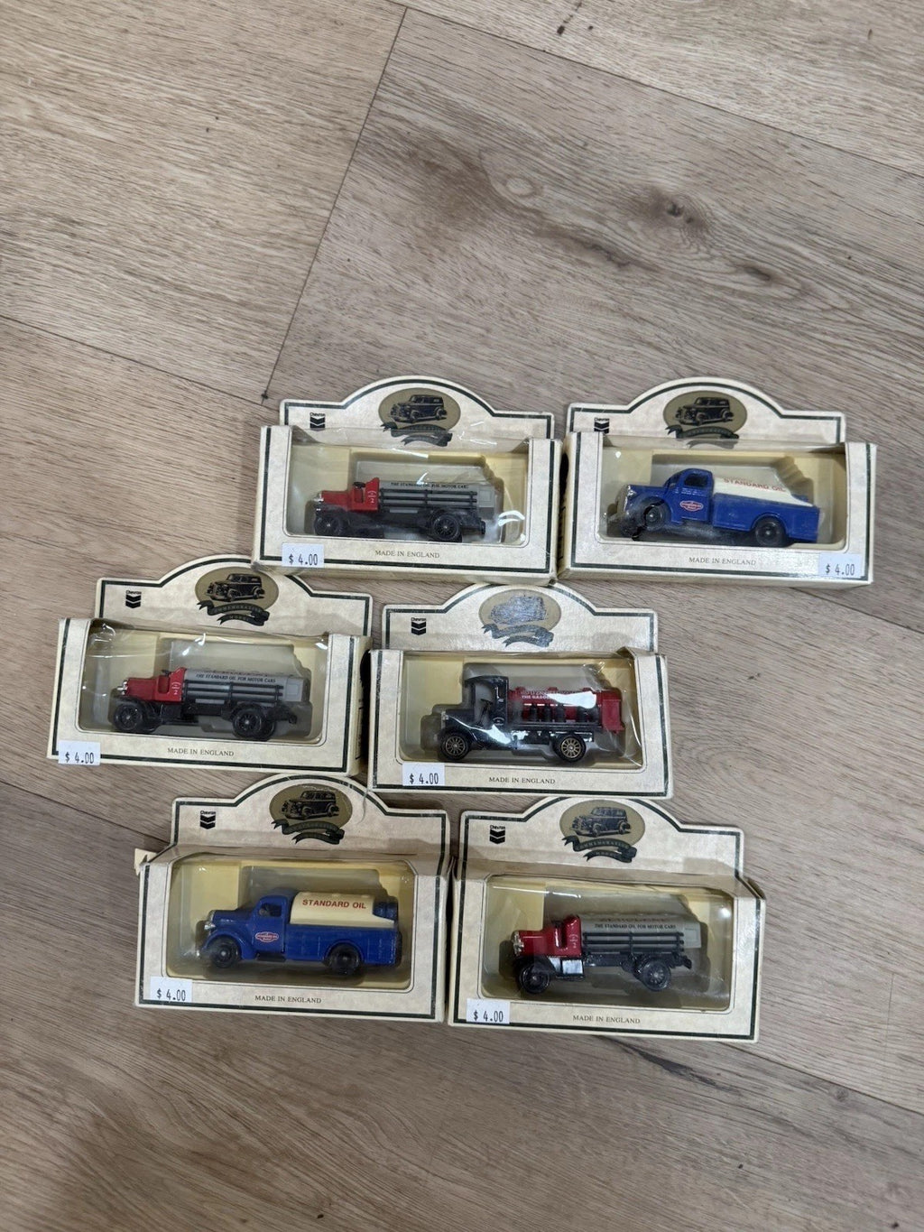 Lot Of 6 Commemorative Model Die Cast Oil Rig Replicas Standard Oil Co0