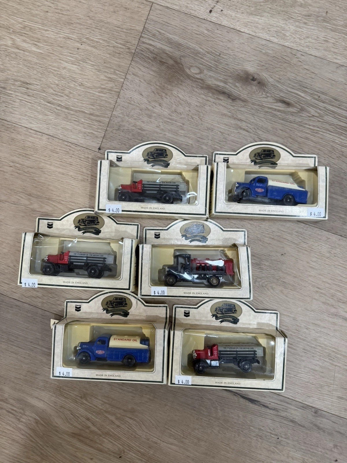 Lot Of 6 Commemorative Model Die Cast Oil Rig Replicas Standard Oil Co0