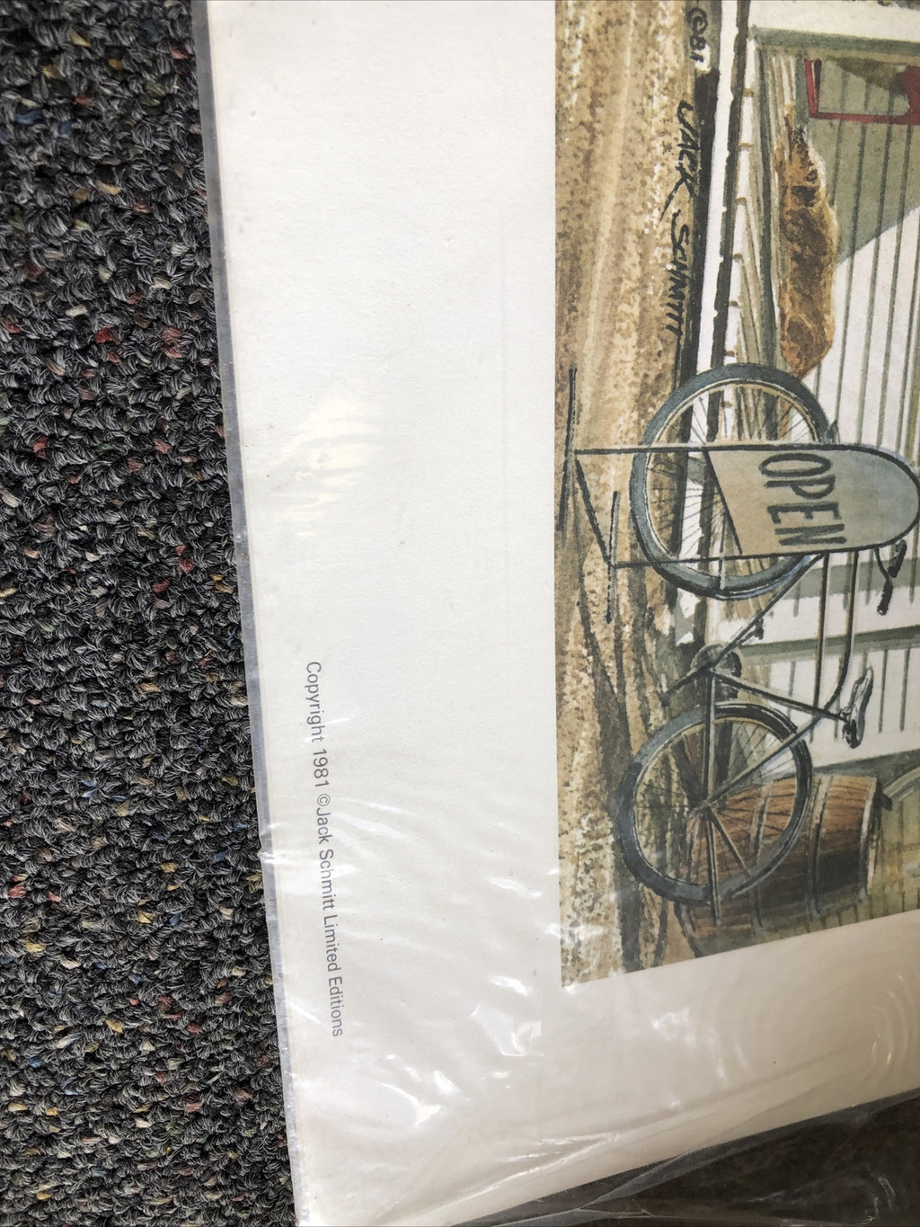 Rare Vintage One Stop Shopping Signed By Jack Schmitt Limited Editions 421/7502