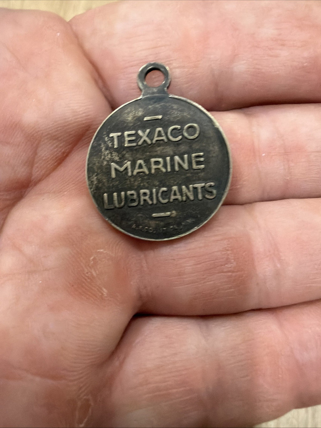 1940's Texaco Gas Oil Service Station Attendant Badge Tag Lot7