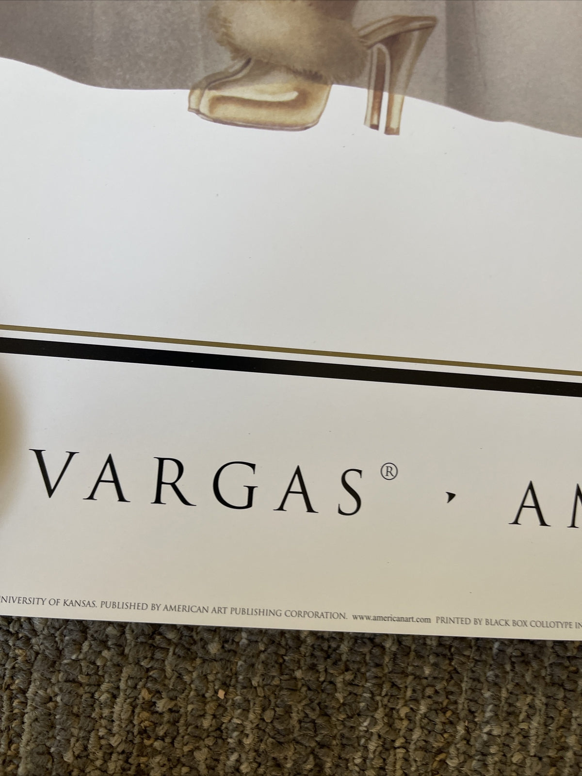 ALBERTO VARGAS 1996 Sheer Elegance Art  LITHOGRAPH Poster 24” X 36”5