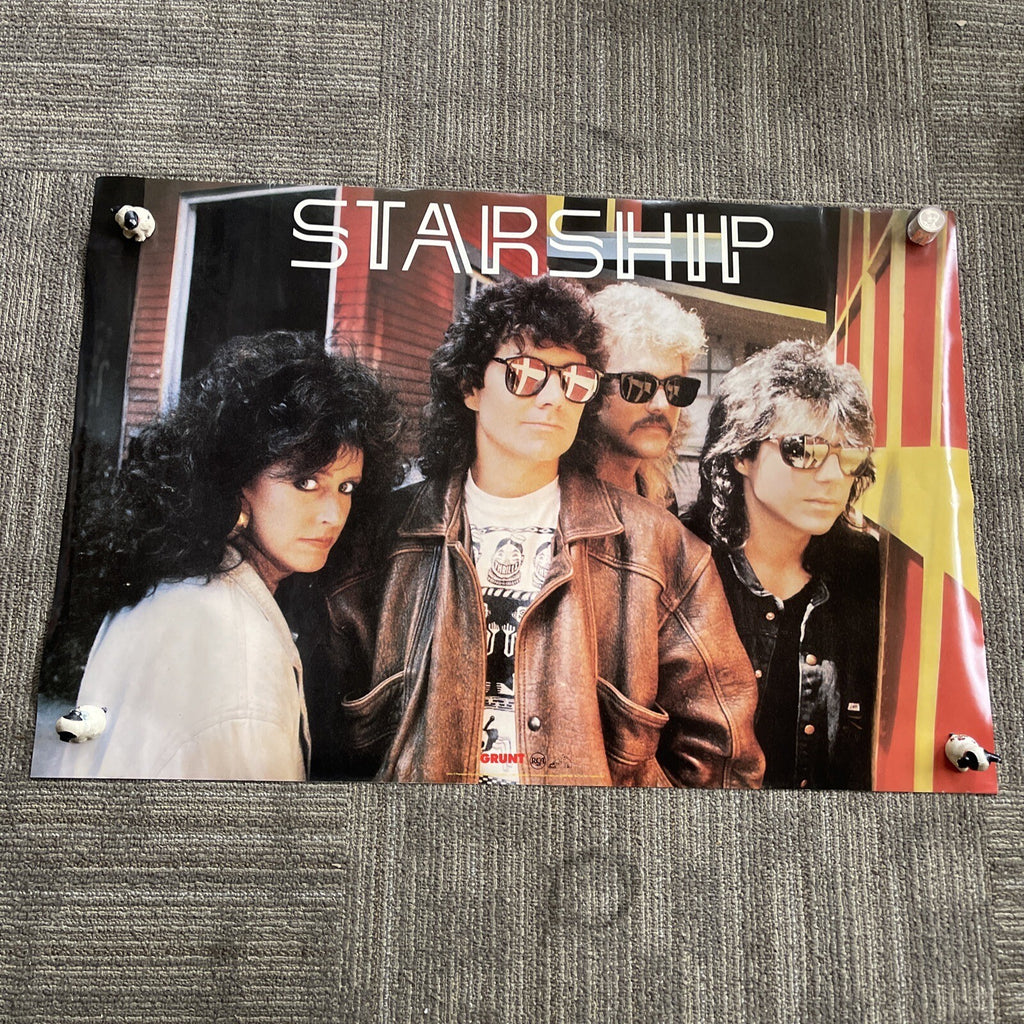 #40 1987 Starship Grunt RCA Record Store Promo Poster 24” X 36”0
