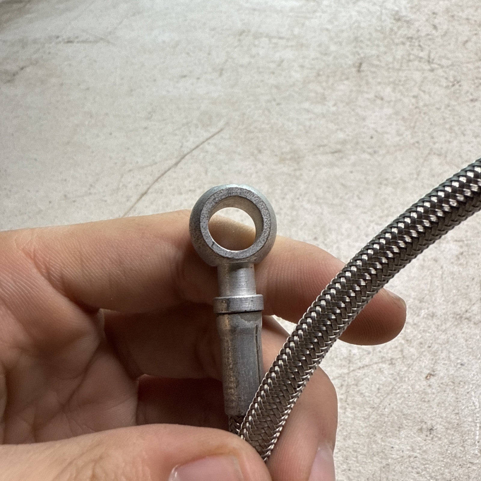 Vintage Earls 40” Stainless Steel Braided Hoses w/ Banjo Fittings Scta Racing3