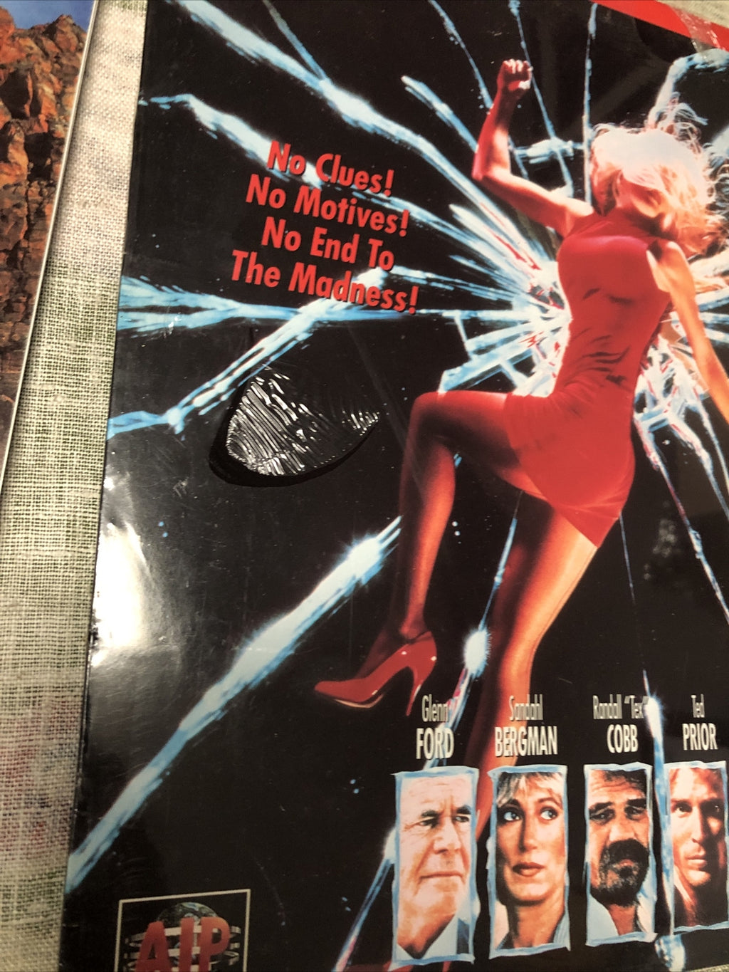 RAW NERVE LASERDISC Traci Lords Glenn Ford SEALED1
