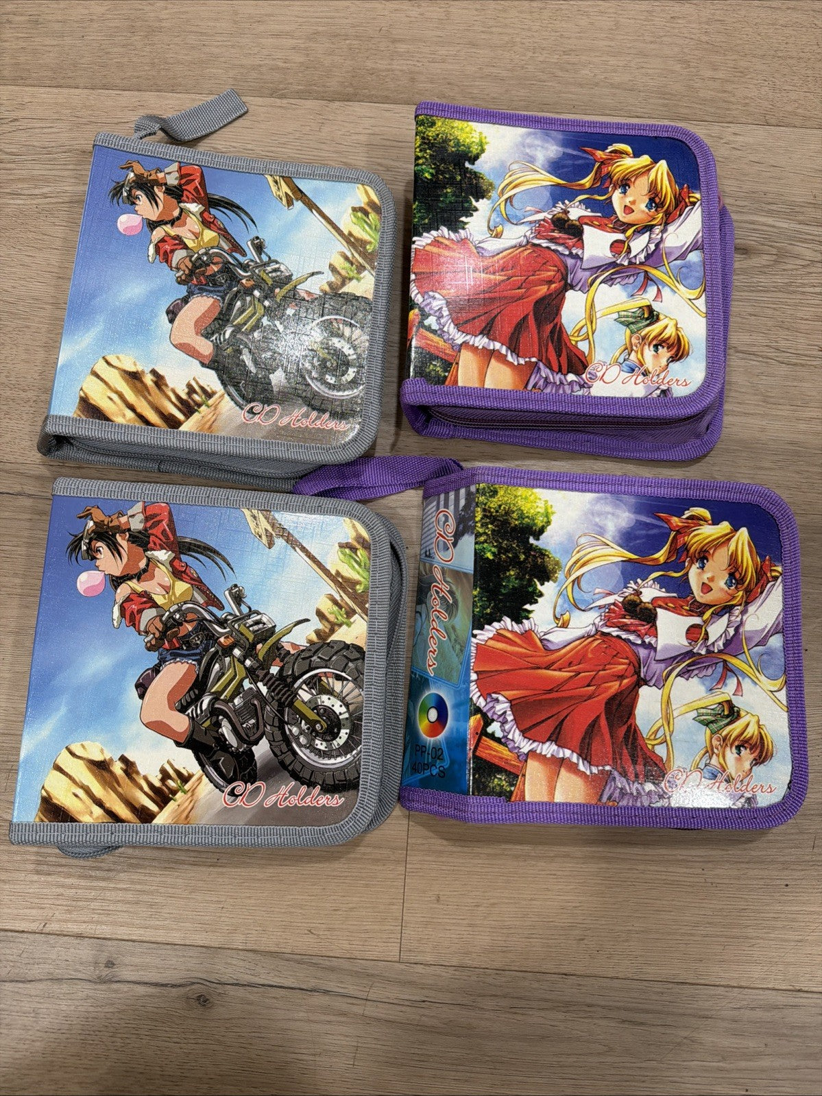 Lot Of 4 Vintage Anime Import CDs Case Holder from Japan Rare Sexy0