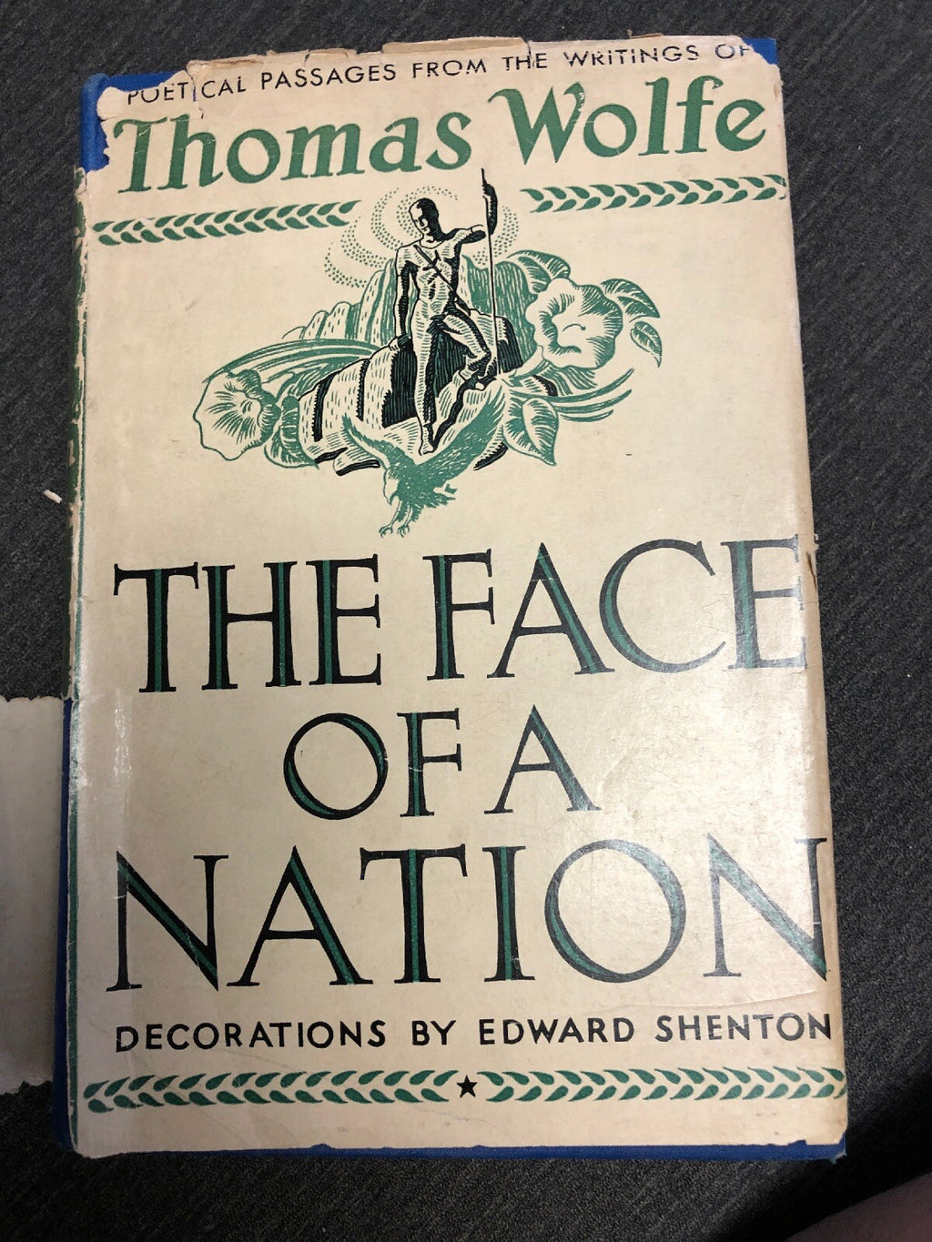 Wolfe, Thomas THE FACE OF A NATION  Vintage Copy 19391