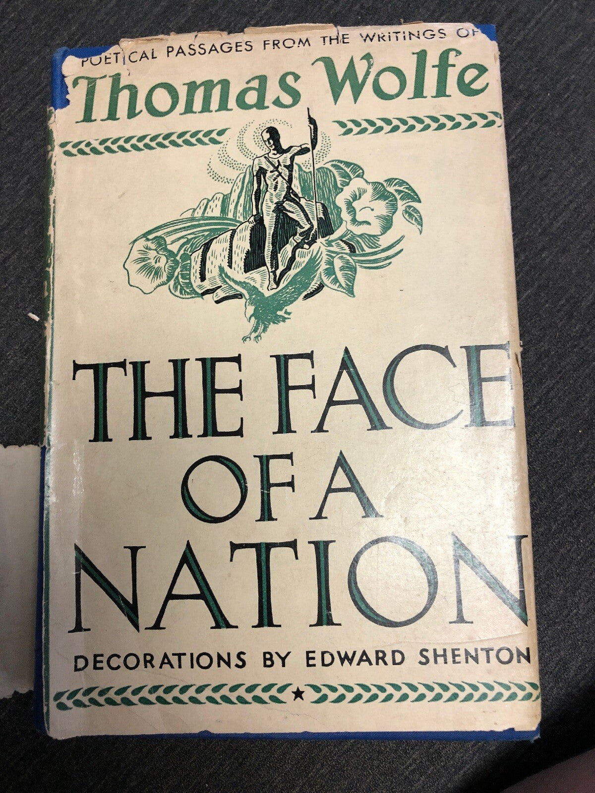 Wolfe, Thomas THE FACE OF A NATION  Vintage Copy 19391