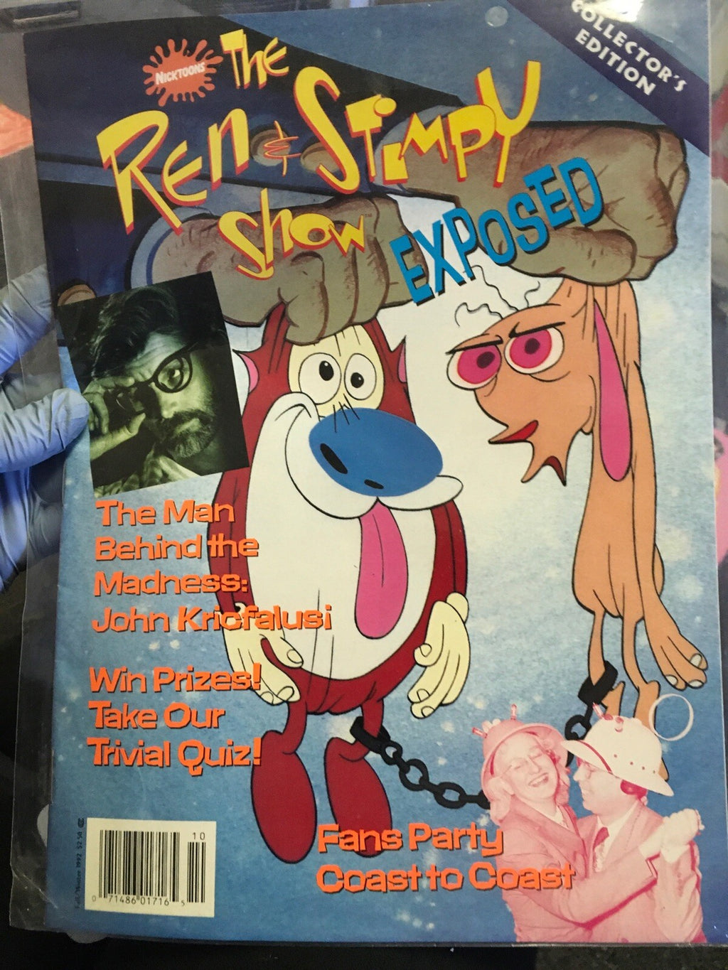 Authentic THE REN AND STIMPY SHOW Exposed  #1  1996 Marvel Comic1