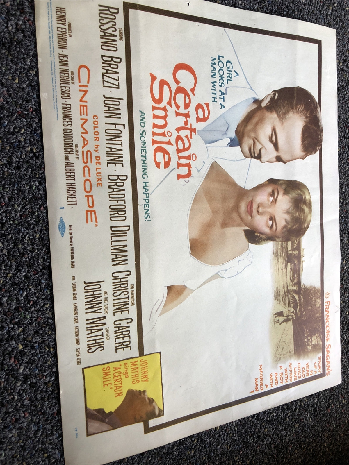 A Certain Smile-Lobby Card-#1-1958-Rossano Brazzi-Joan Fontaine1