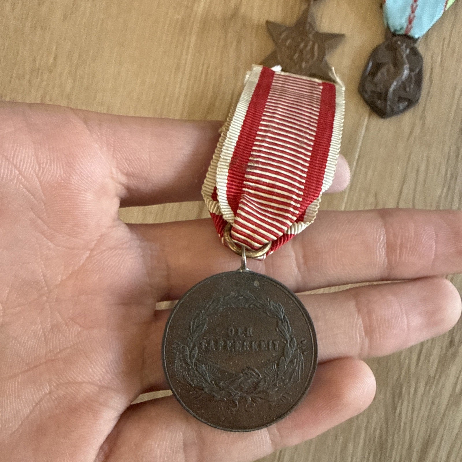 WWIl British 1939-45 Star & French Military Medal Lot Indochina Combatant10