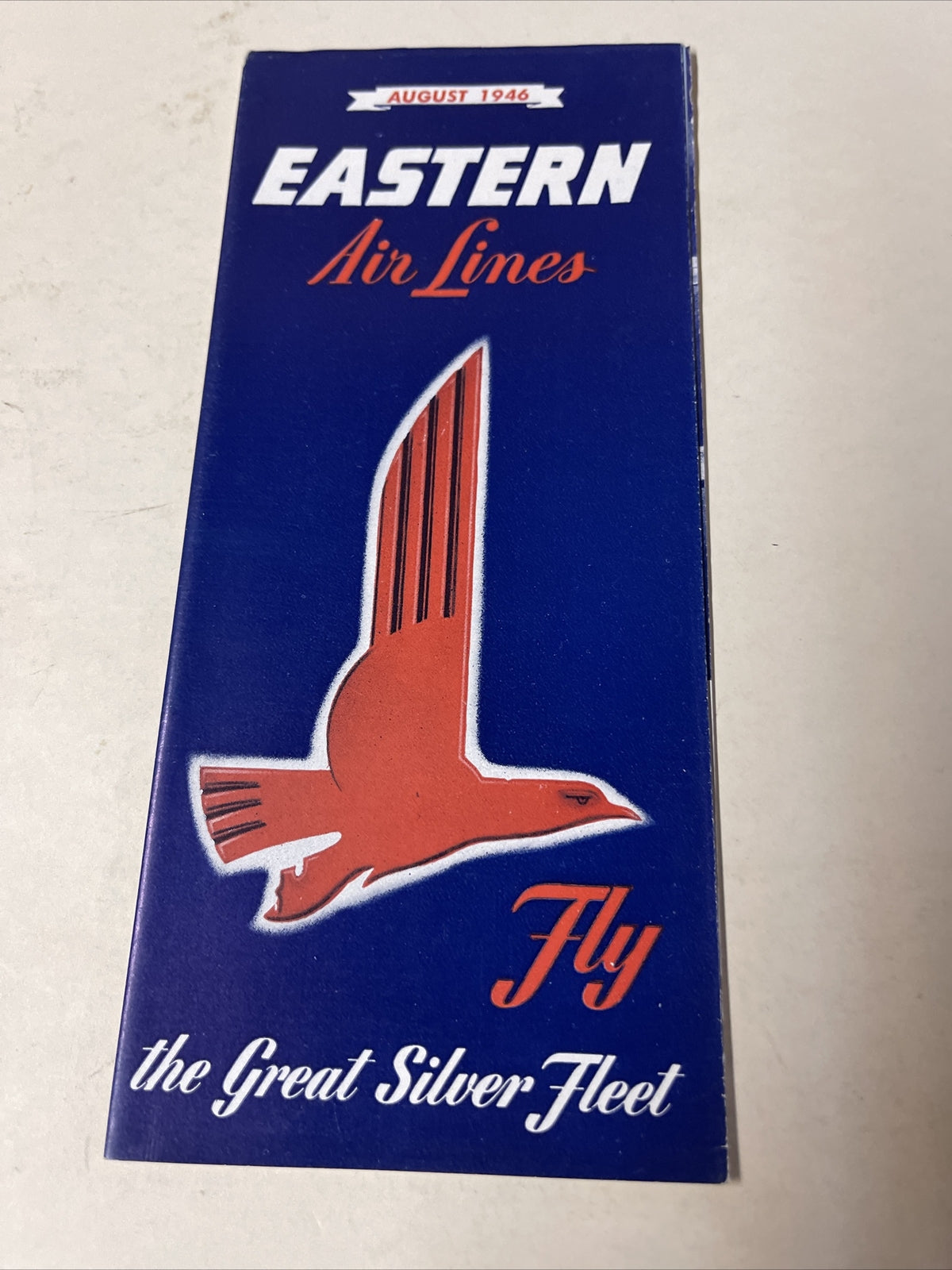 Eastern Air AIRLINE August 1946 TIMETABLE SCHEDULE Brochure flight cover0
