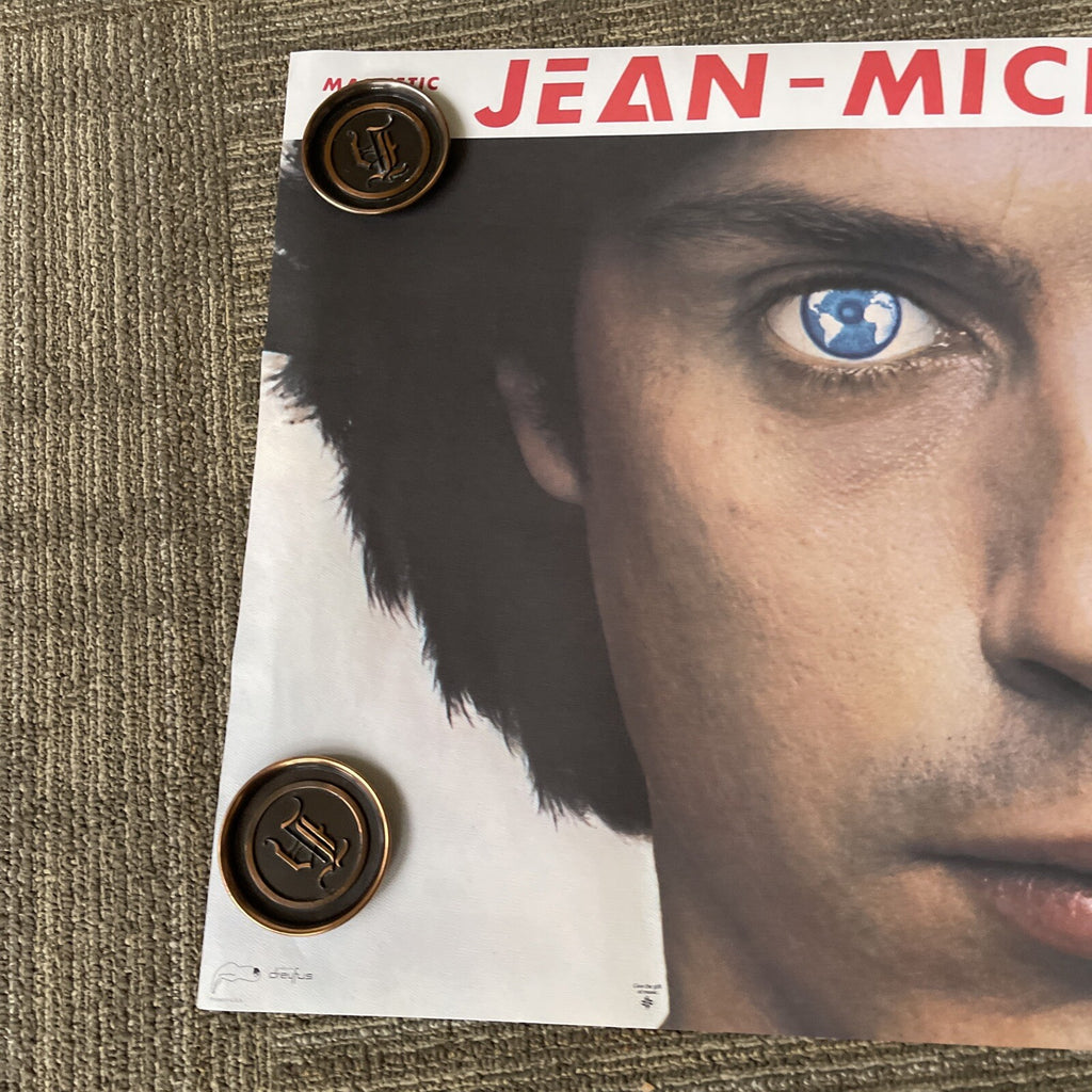 #160 1981 Jean-Michel Jarre Record Store Promo Poster PolyGram 33” X 20”1