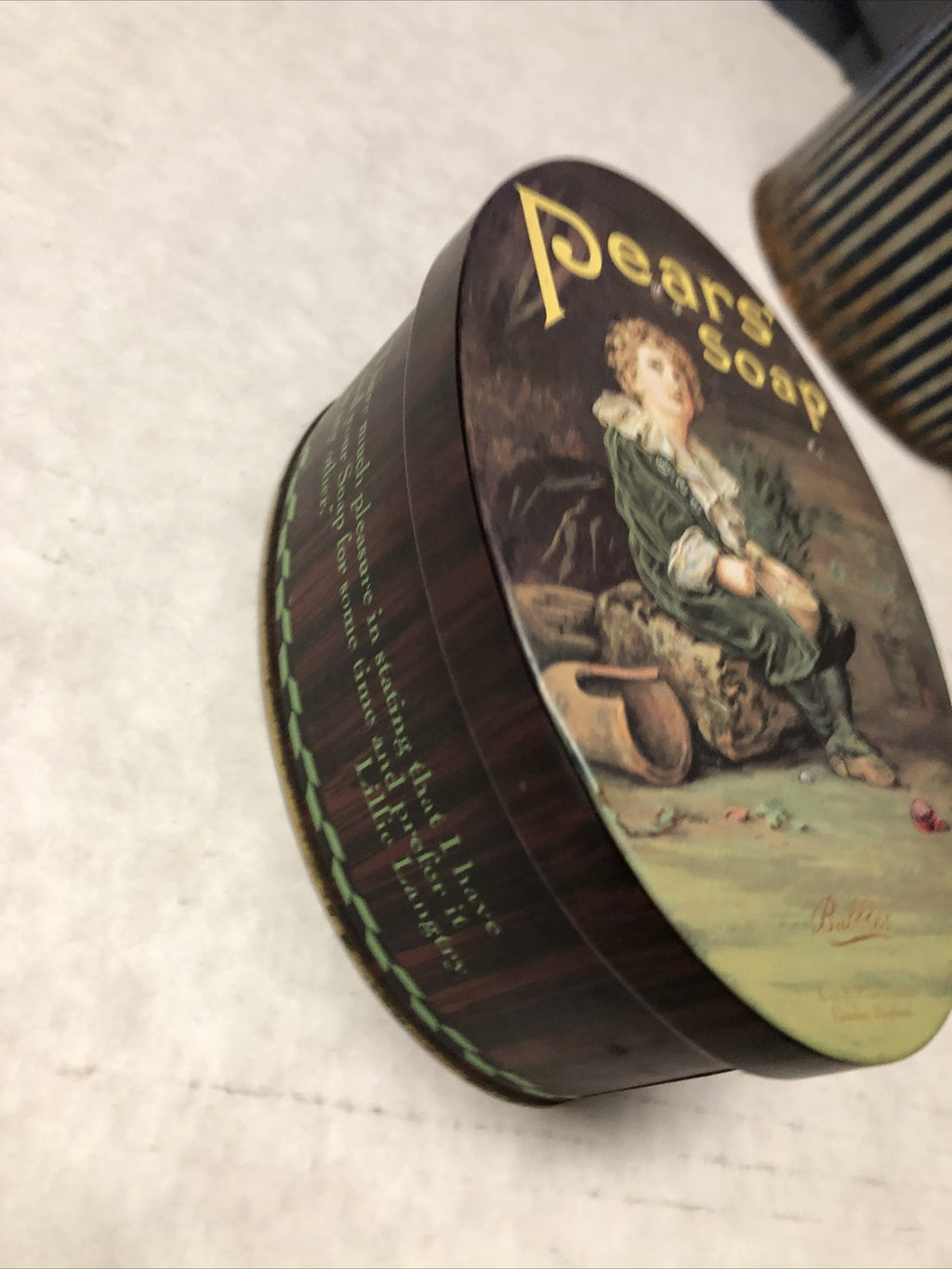 Vintage Pears’ Soap Tin Box 5.5”x4”1