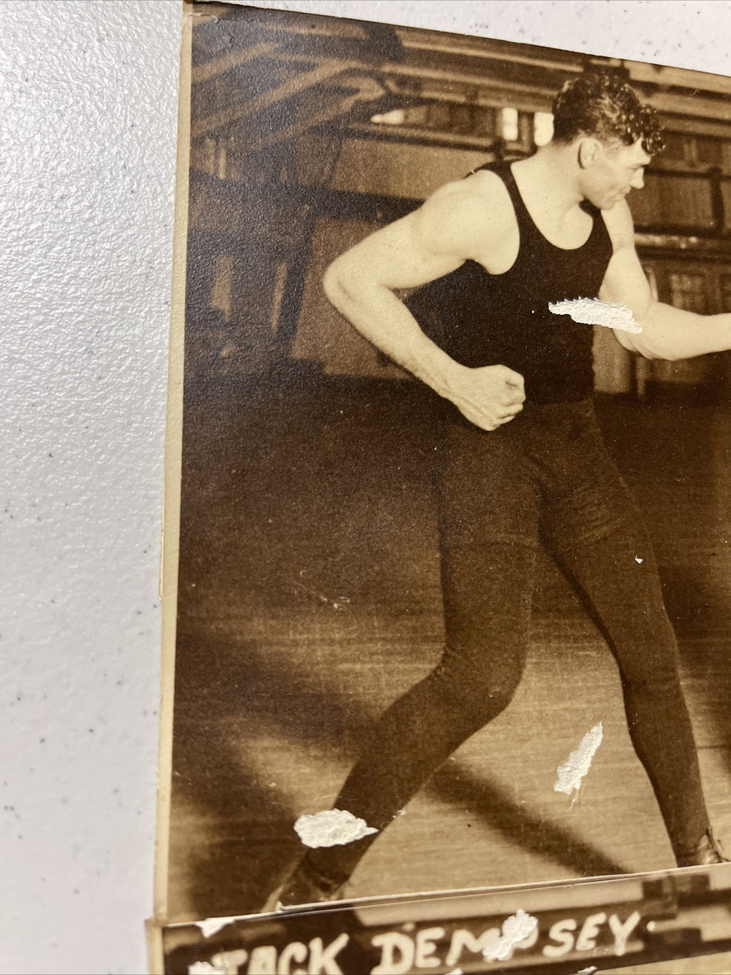 1920 Jack Dempsey Packey O’gatty Original Vintage Boxing Photo1