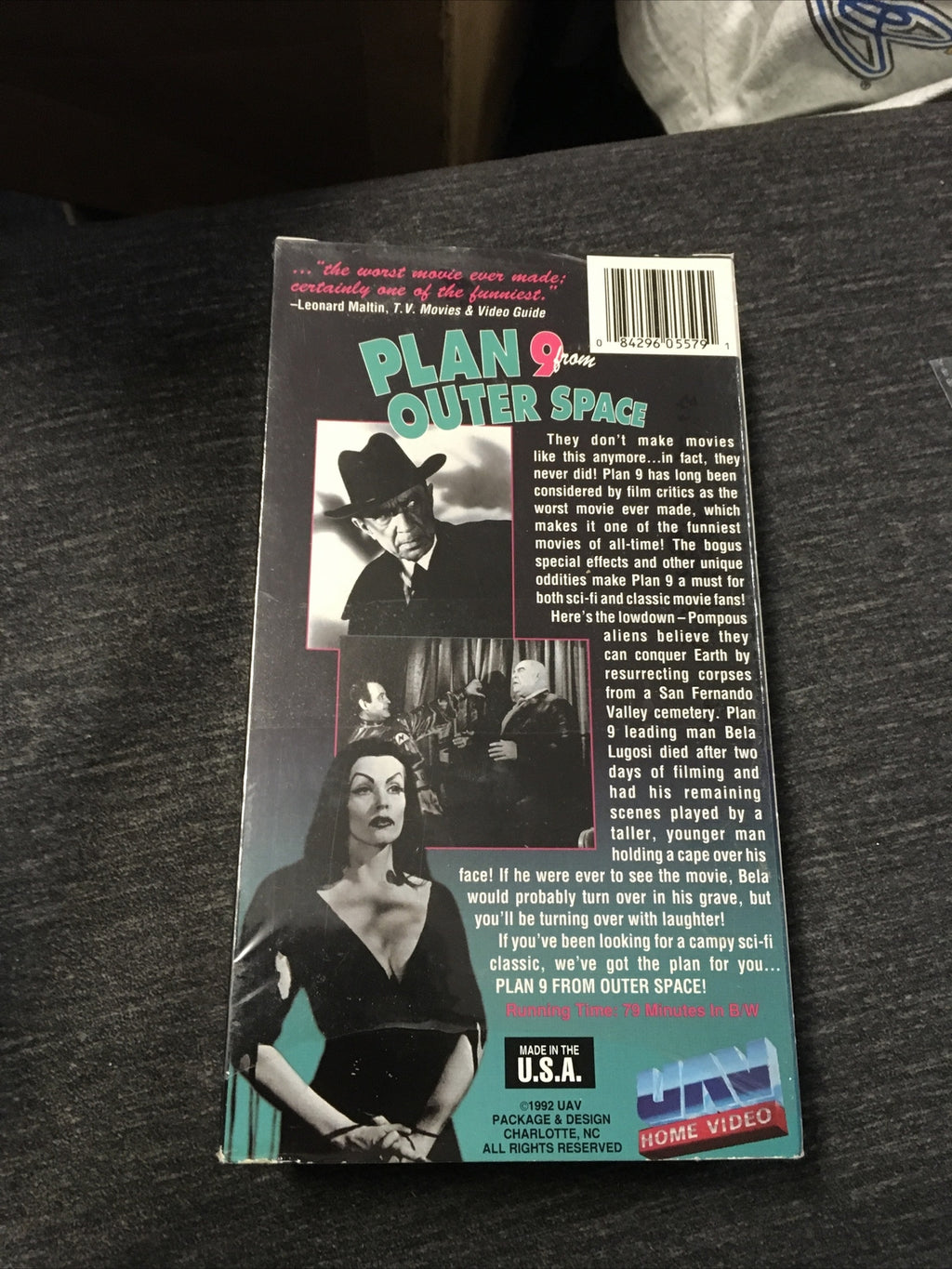 Original Rare PLAN 9 FROM OUTER SPACE ED WOOD VAMPIRA  Science Fiction Sci-Fi2