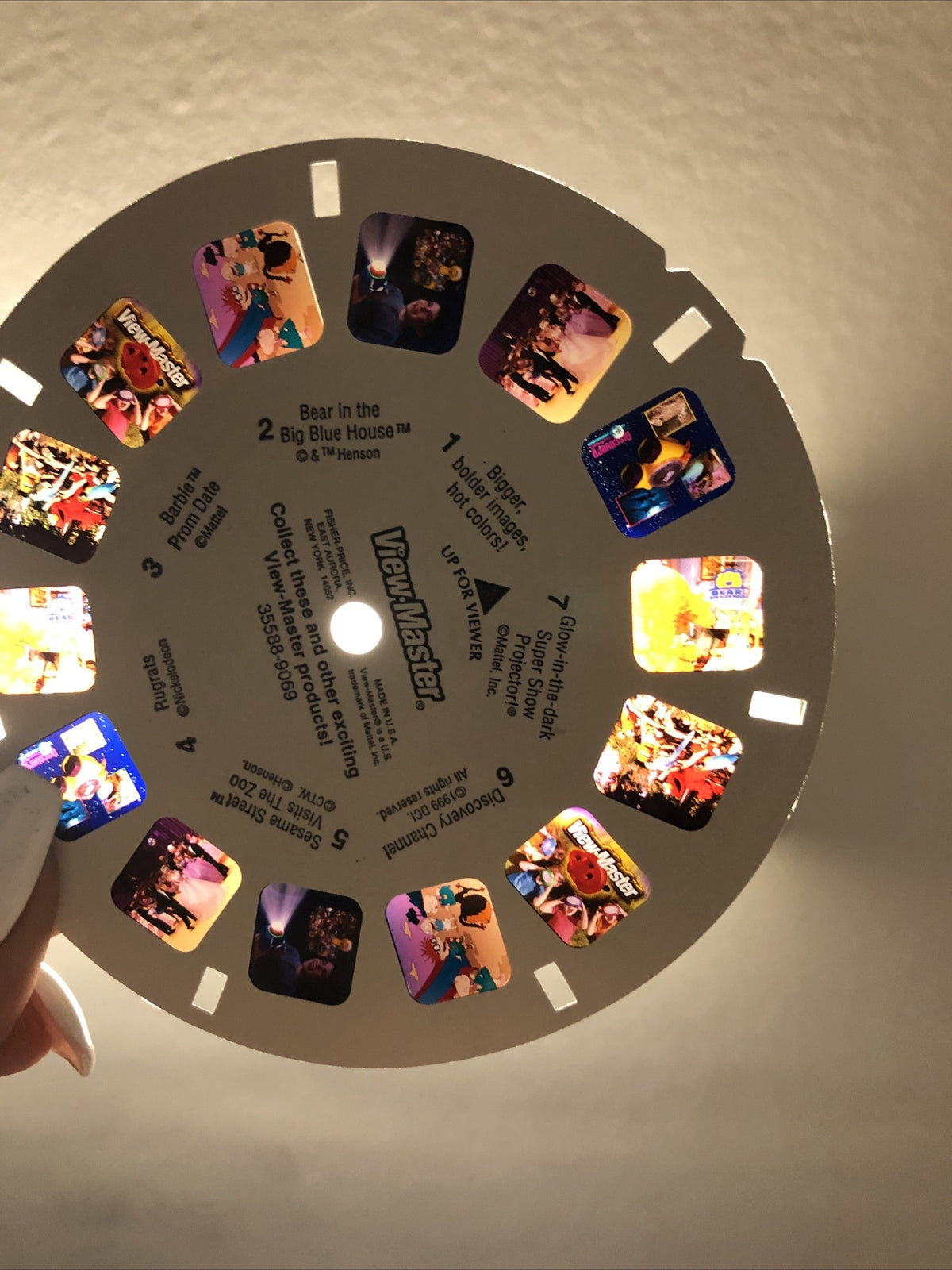Vintage 1998 MATTEL Purple View-Master 3D + 1 Reel5