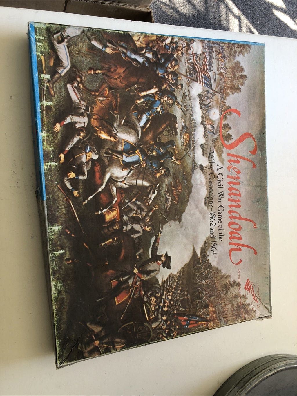 Battleline Publication Shenandoah A Civil War Game 1862 and 1864 Unpunched0