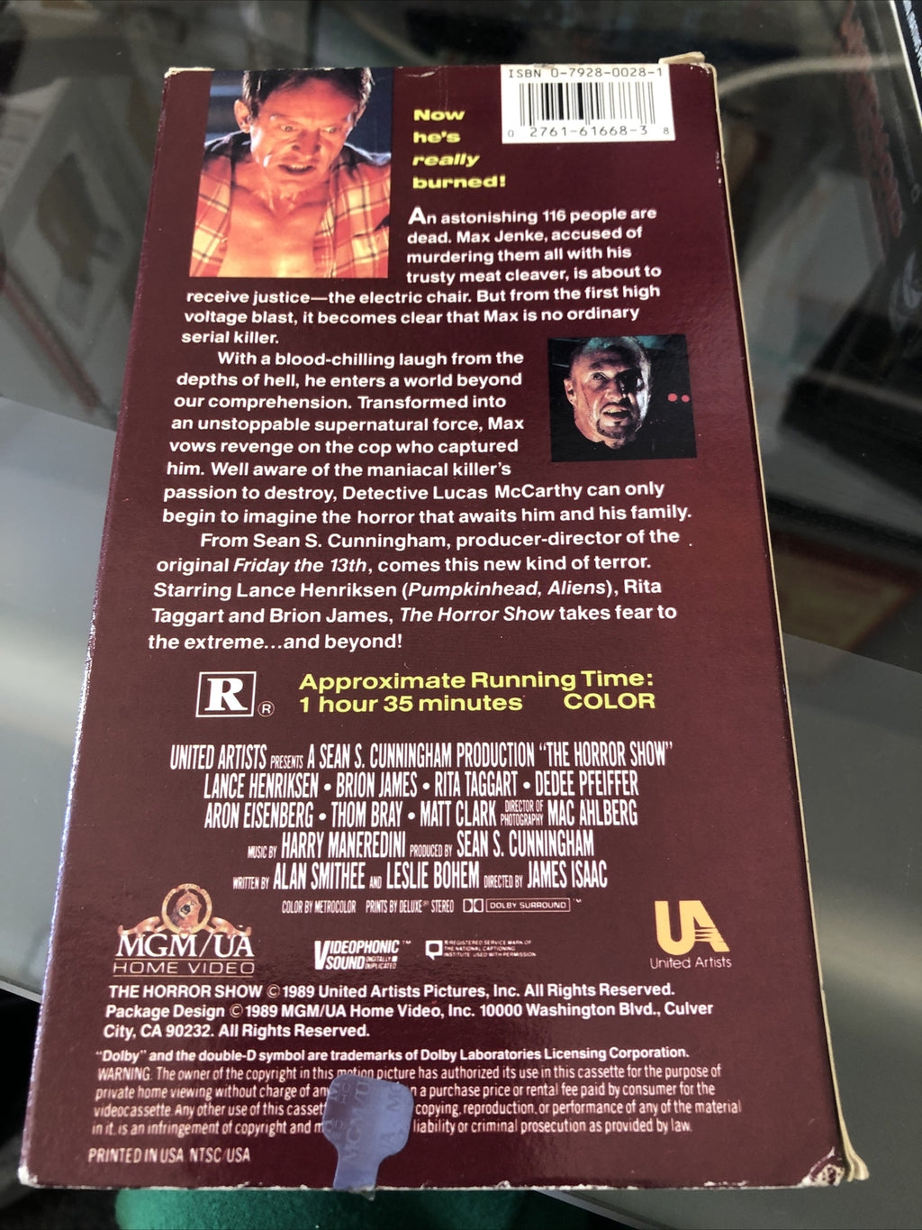 The Horror Show VHS Horror Lance Henriksen Brion James1
