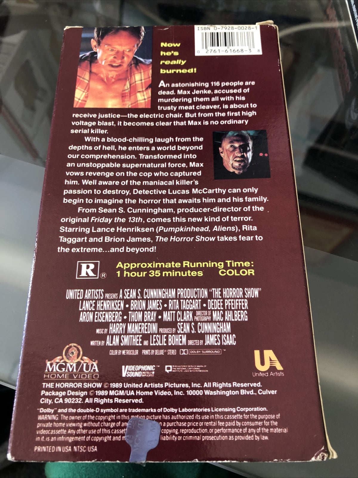 The Horror Show VHS Horror Lance Henriksen Brion James1