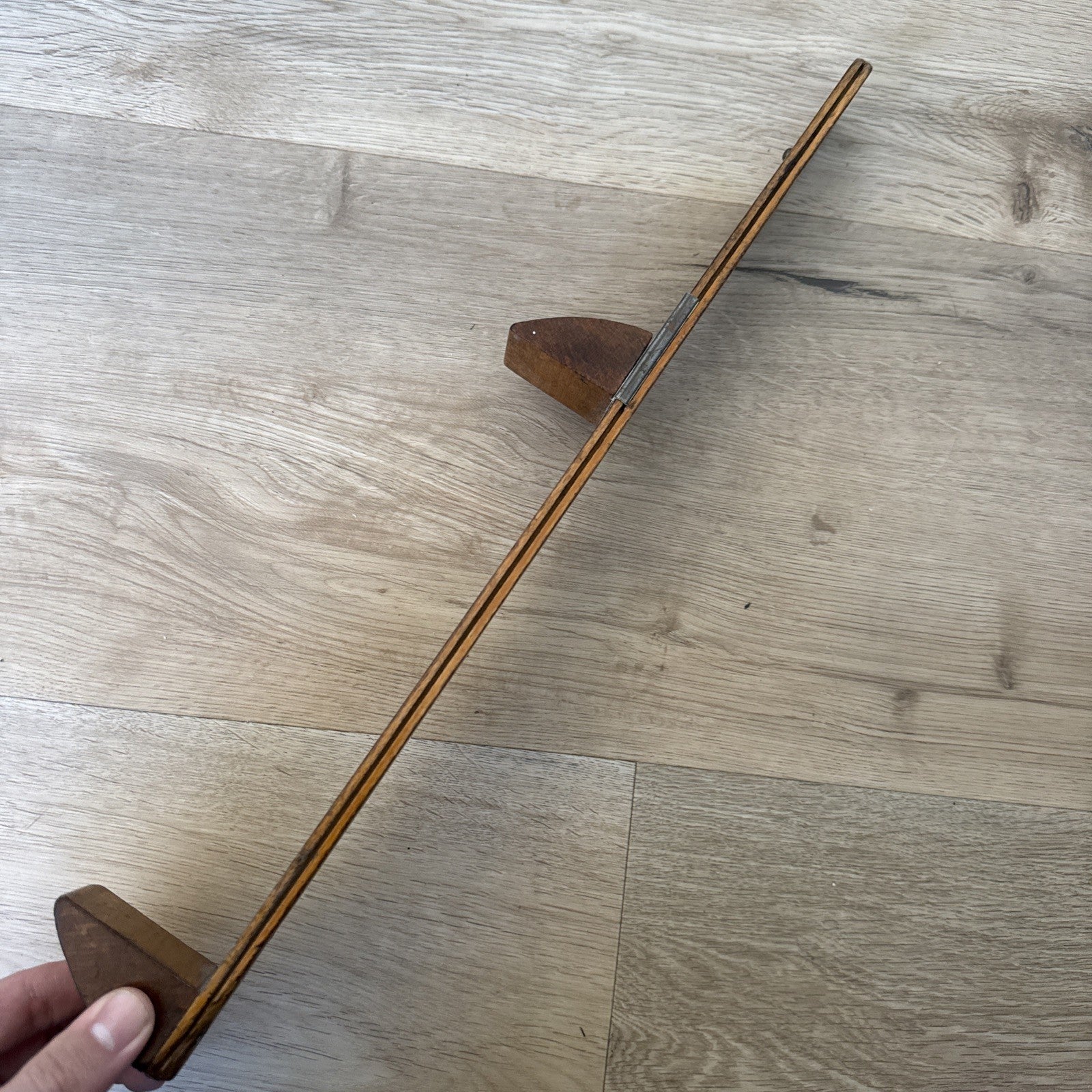 Vintage 1950's RITZ Foot Size Wooden Slide Shoe Sizer Tool USA Still Accurate6