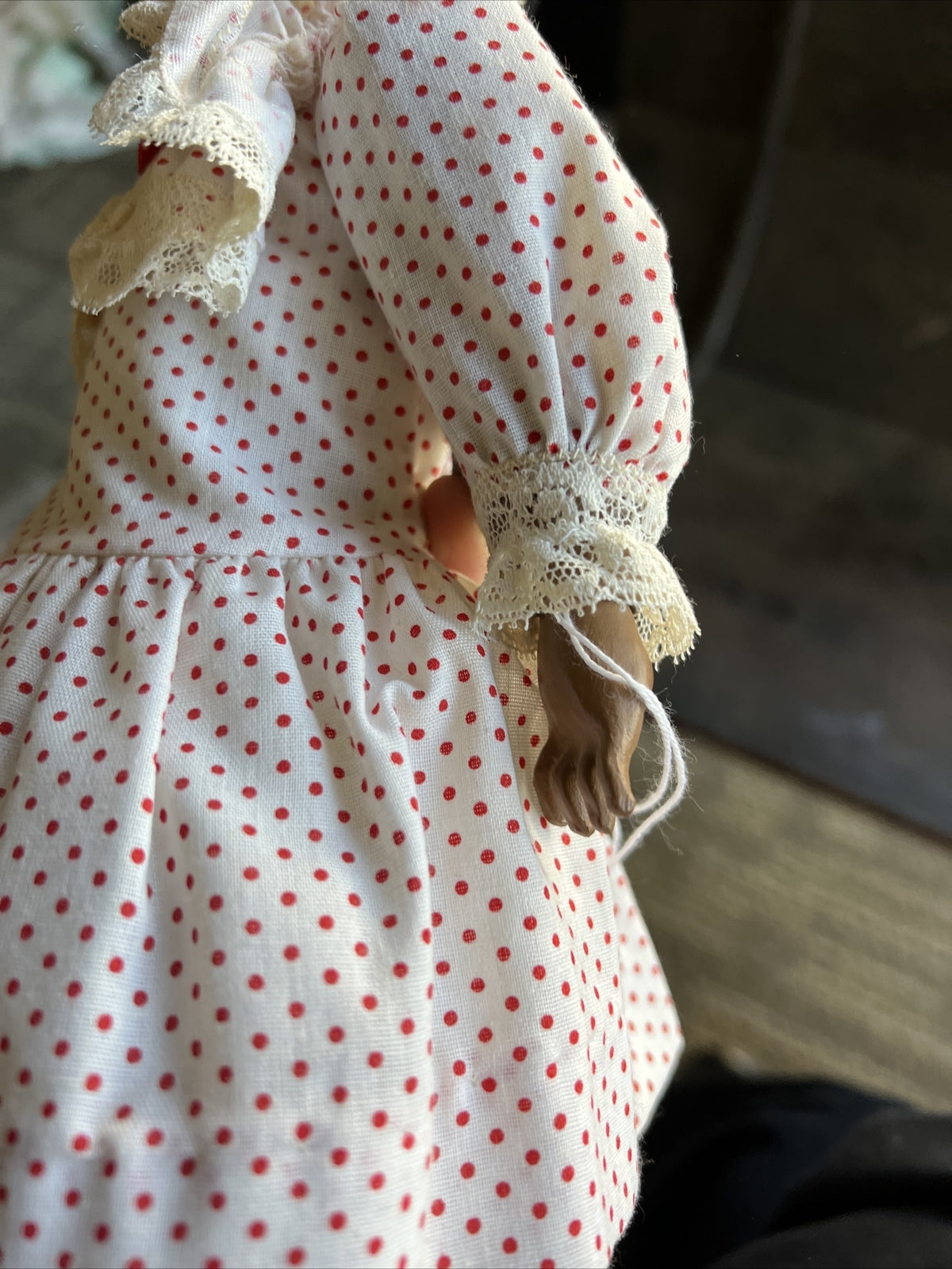 Vintage German 13” Kestner Repro 165 GOOGLIE EYES Cute Doll No Hair8