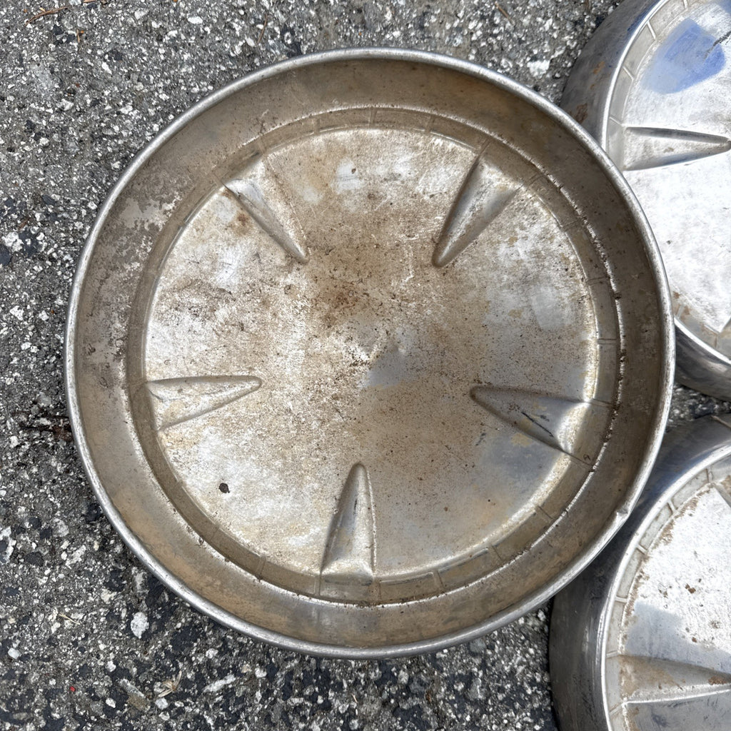 (3) Ford Mustang Galaxie Gran Torino Thunderbird Fairlane 10" Dog Dish Hub Cap4