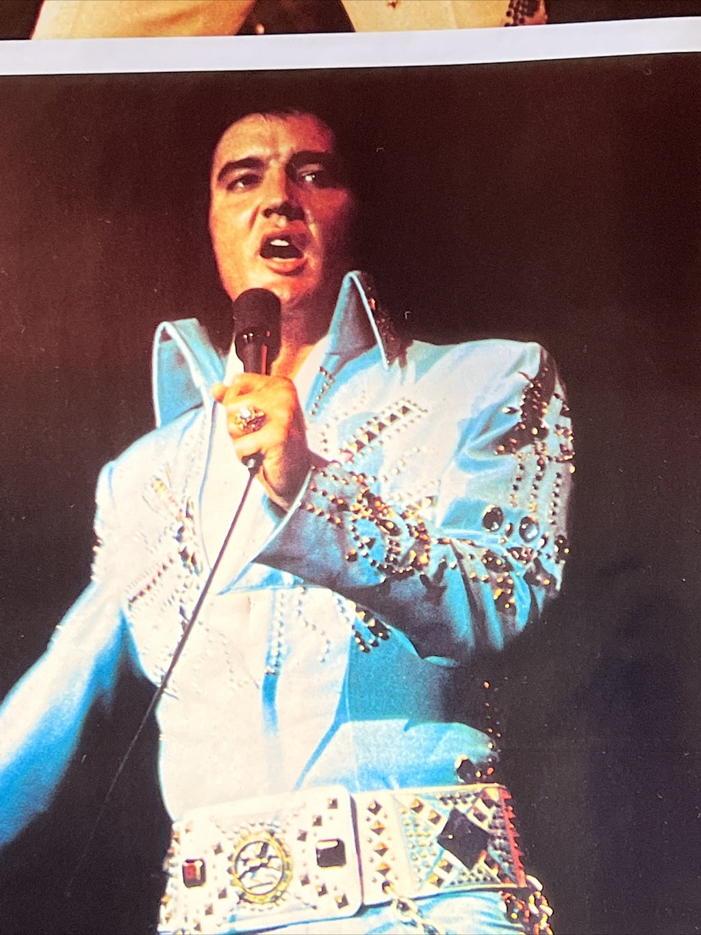 Elvis in Concert 1978 Boxcar Enterprises Inc 100% Original Promo Poster #369