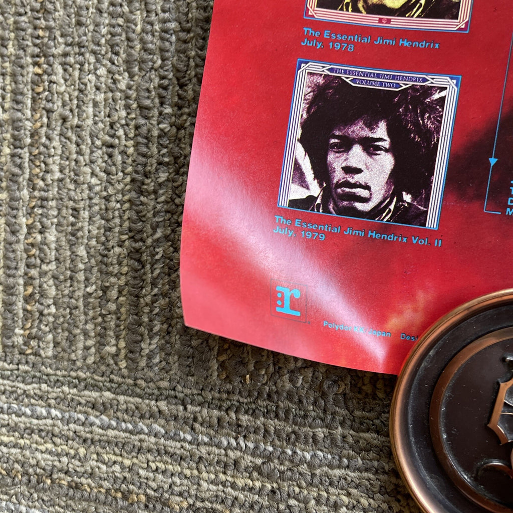 #176 JIMI HENDRIX JAPANESE Album Record Store Promo POSTER RARE! 25 X 39”1