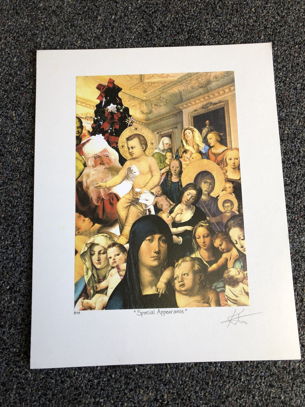 1993 Artist BARRY KITE Signed Art Print “Special Appearance” Pop Art 14”x11”0