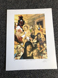 1993 Artist BARRY KITE Signed Art Print “Special Appearance” Pop Art 14”x11”0