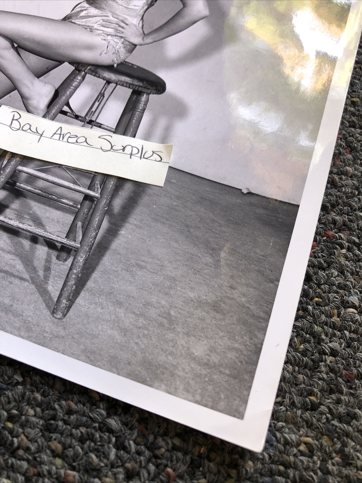 Original Unpublished Photo Of Actress Barbara Nichols Photograph Rare 10”x8”3