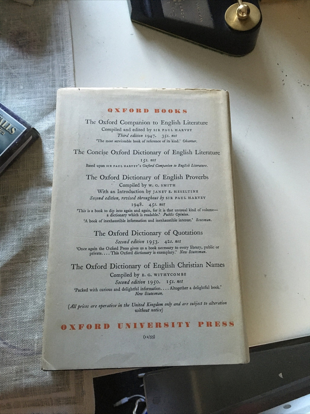 Vintage Peter Opie / THE OXFORD DICTIONARY OF NURSERY RHYMES4