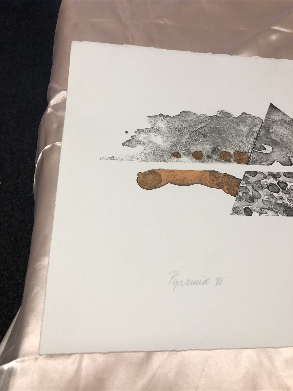 Vintage 1976 “Pyramid VI” XI/XXV Signed Warner 15”x11”3