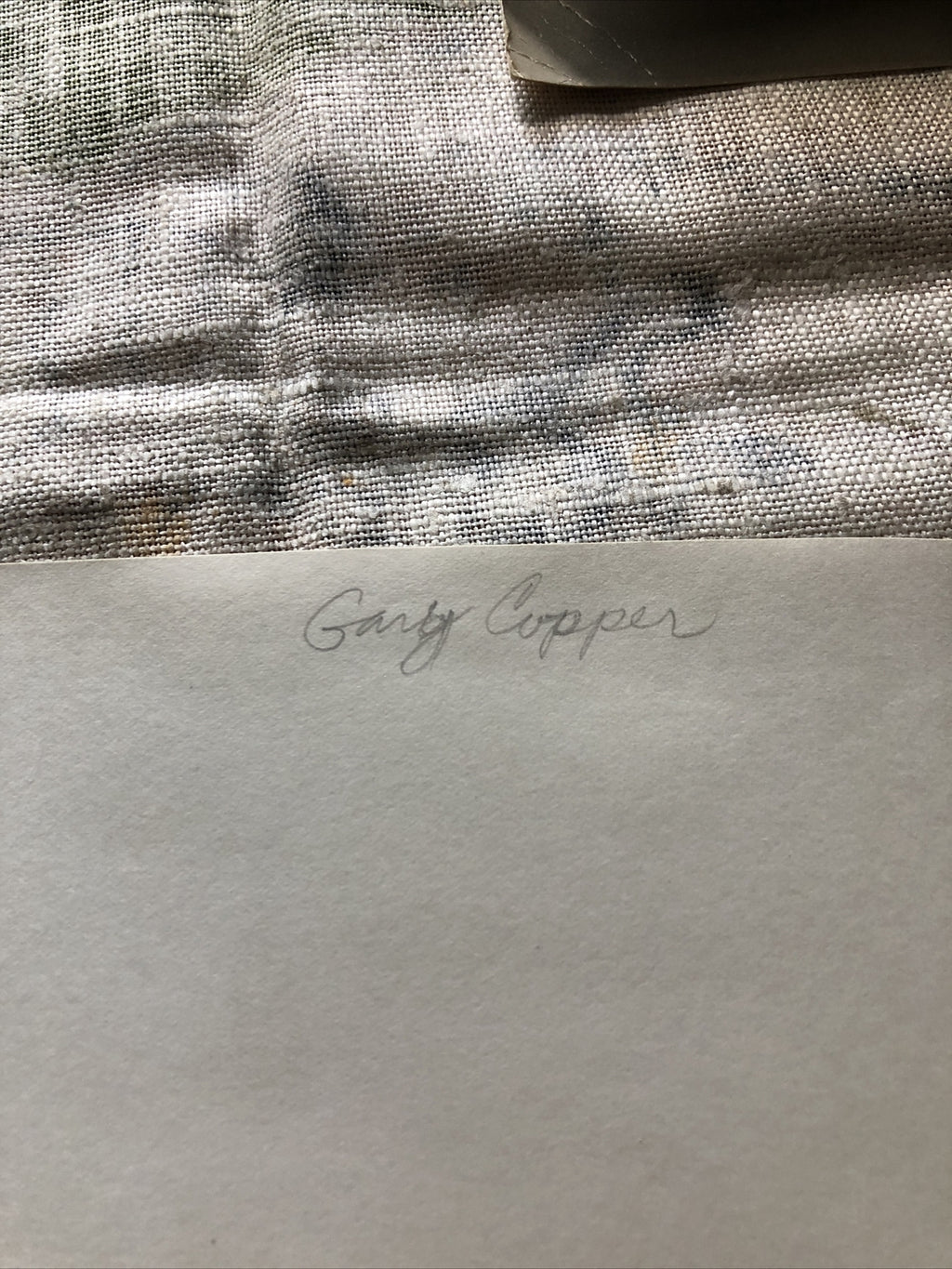Rare Original Photo Of GARY COOPER Unpublished Vintage Photograph 8.5”x6”8