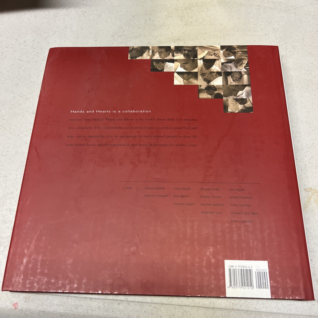 Hands and Hearts Cookbook presented by Peter Michael Winery-Coffee Table Book2